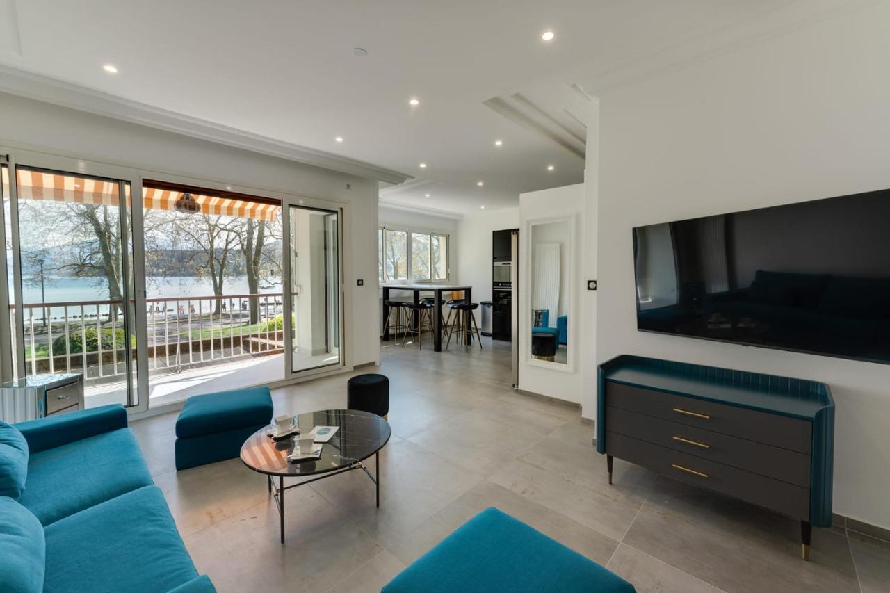 Swan Lake - Design Apartment Facing Lake Annecy Kültér fotó